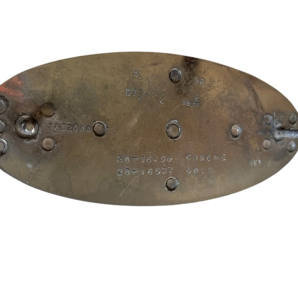 Vintage Peterbilt Chrome Truck Badge Plate Trucker Semi - Picture 3 of 7